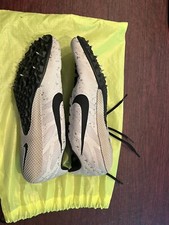 Nike Zoom Rival S Mens Size 10. 5 Track Spikes White Black Racing Shoes