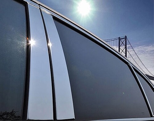 STAINLESS STEEL PILLAR POSTS CHROME SET fits 2024 2025 TOYOTA GRAND HIGHLANDER - Picture 11 of 12