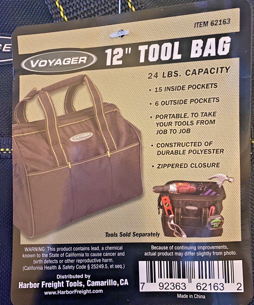 VOYAGER TOOL BAG TOTE 12-INCH STORAGE NEW WITH TAGS