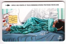 POLYNESIE TELECARTE / PHONECARD .. 30U PF28Aa GEM1A LAQUEE 05/96 UT/TBE PUCE C4€