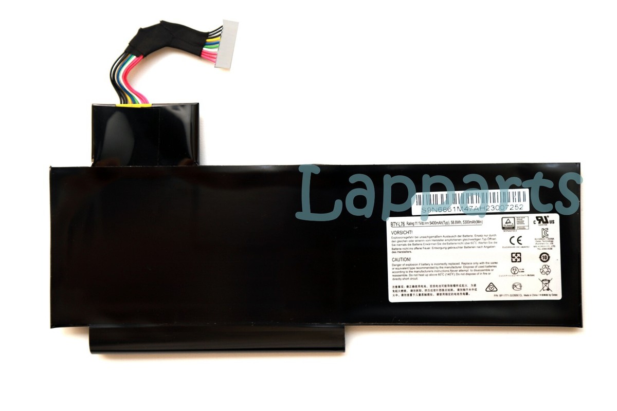 Gs70 2qe Battery Replacement Msi Gs70 2pc Fully BTYL76 Replacement Laptop Battery Lebanon Ubuy main image 1