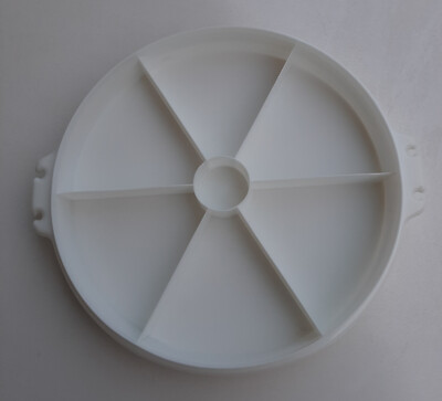 Tupperware   Tupper Partyteller   Servierplatte weiß