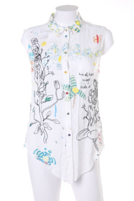 Desigual Blouse Top Print XS multicolor