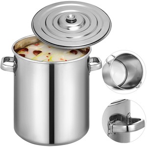 Commercial 50 L Stainless Steel Stock Pot Boiling Pan Stockpot Cooking Pot Ebay