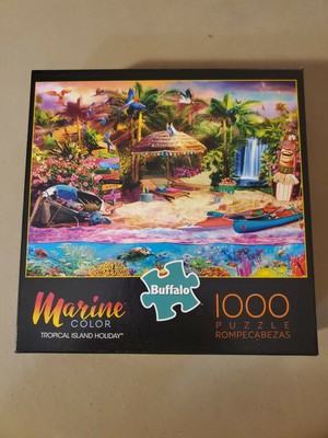 1000 Piece Jigsaw Puzzle Marine Color Tropical Island Holiday Buffalo Games Ebay