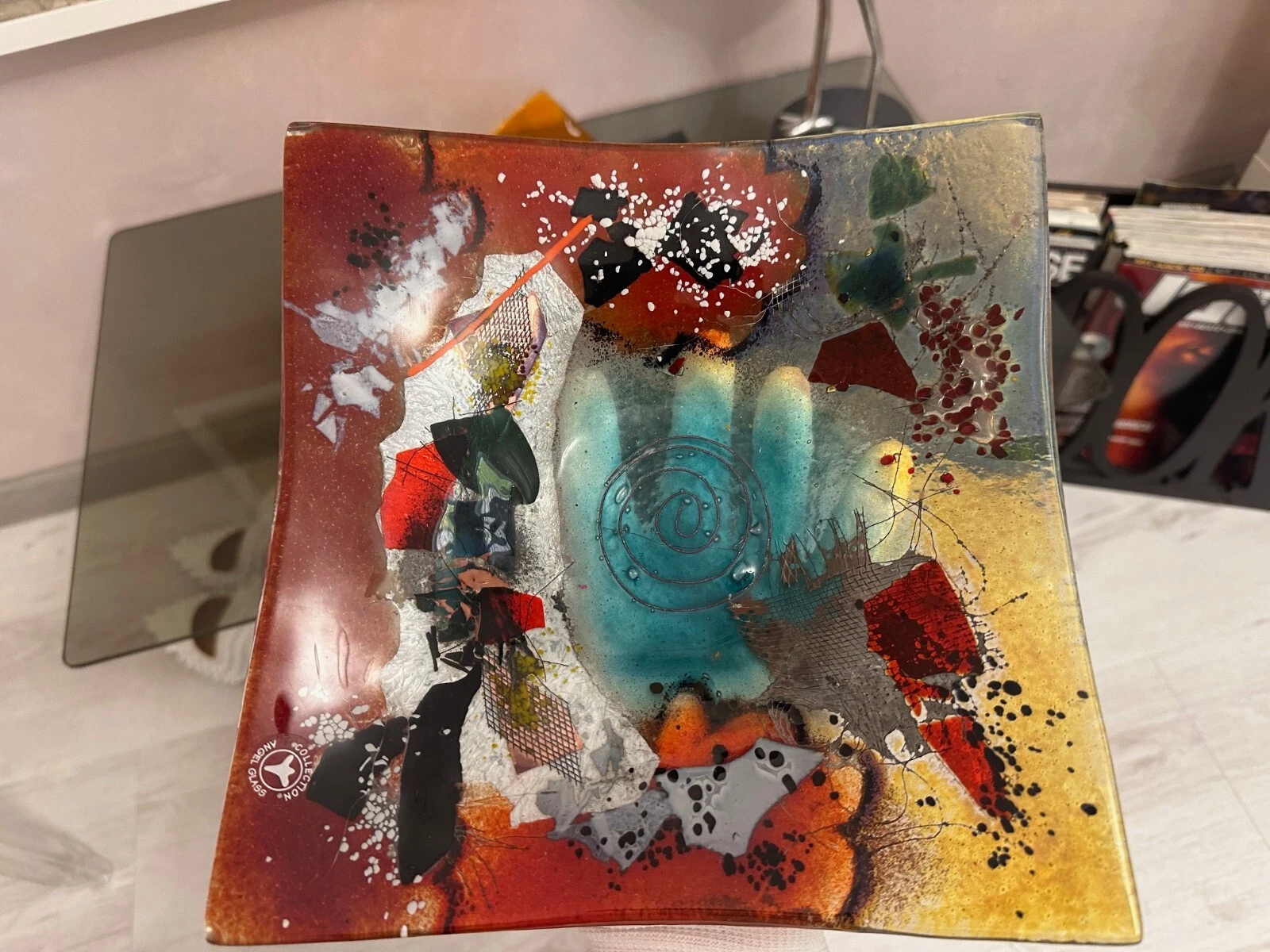 Original Collection Hand Made Greece Angel Glass . Rare!