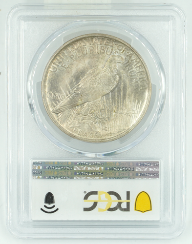 1921 PCGS & CAC MS64 Peace Dollar High Relief - Picture 3 of 4