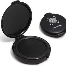 1 Pack Thumbprint Fingerprint Ink Pad Stamp Pad for Notary Supplies Black Stamp