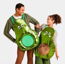 Mens/Womens Adult Hyde Eek AVOCADO Couple 2 Halloween Costumes 2 Halves NEW