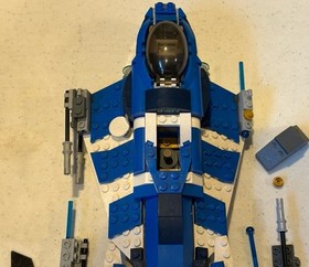 ! Pre-Built LEGO Star Wars: Anakin's Custom Jedi Starfighter (75087) (AS-IS)