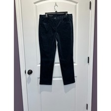 NWT Brooks Brothers Navy Corduroy Straight Leg Pants Size 12