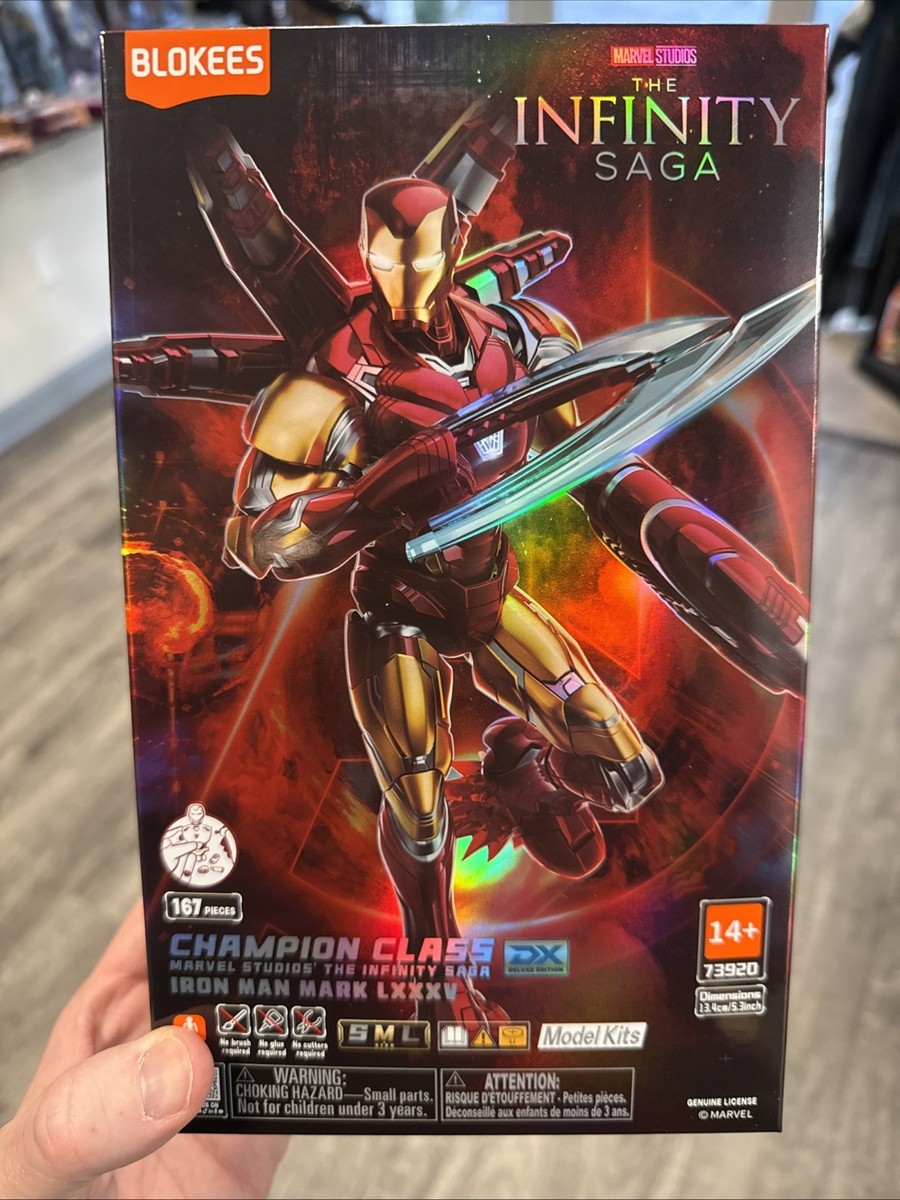 【レア】COMICAVE IRON MAN MARKLXXXV 付属品あり Blokees Marvel Infinity Saga Champion Series Iron Man Mark LXXXV