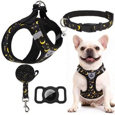 Small Dog Harness and Leash Set - Cute Puppy Harness Leash Dog Collar with Ai...