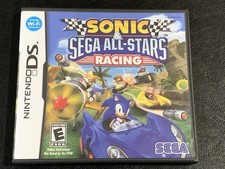 SEGA Sonic & SEGA All-Stars Racing (Nintendo DS, 2009) E Case/Manual