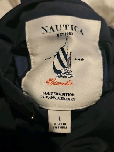 Nautica Spinnaker Reversible Bomber Jacket Limited Edition 35th Anniversary Lg image 11