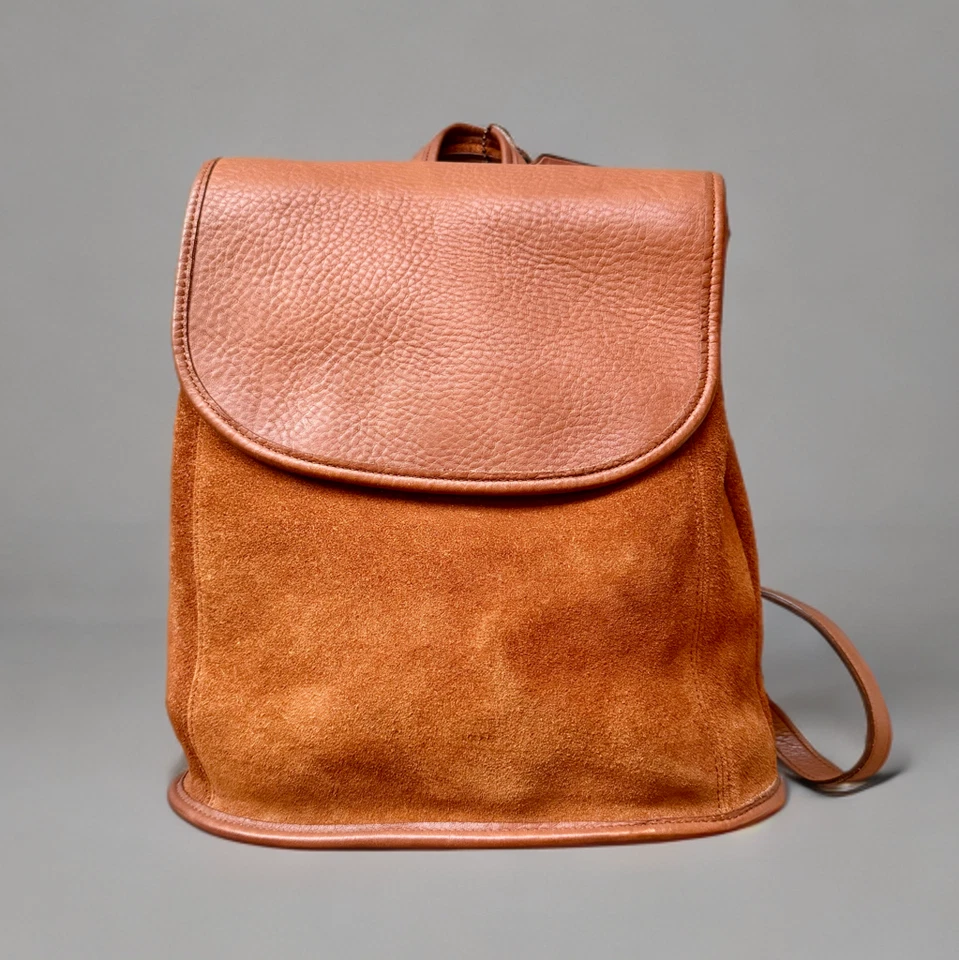 Bolso Mochila Coach British Tan Berkeley Gamuza 9016 EE. UU. De Colección