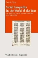 Social Inequalitiy In The World Of The Text: The Significance Of Ritual And...