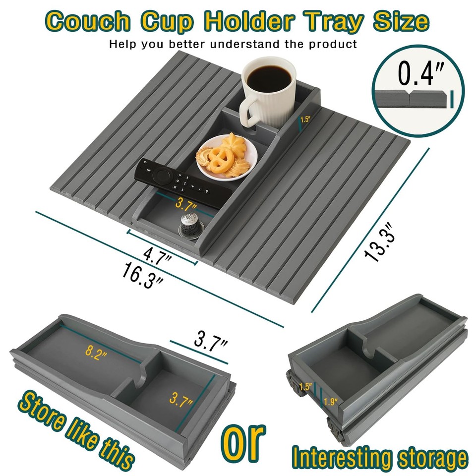 VANEME Foldable Cup Holder With Adjustable Stand | 3/6-Tier - View #9