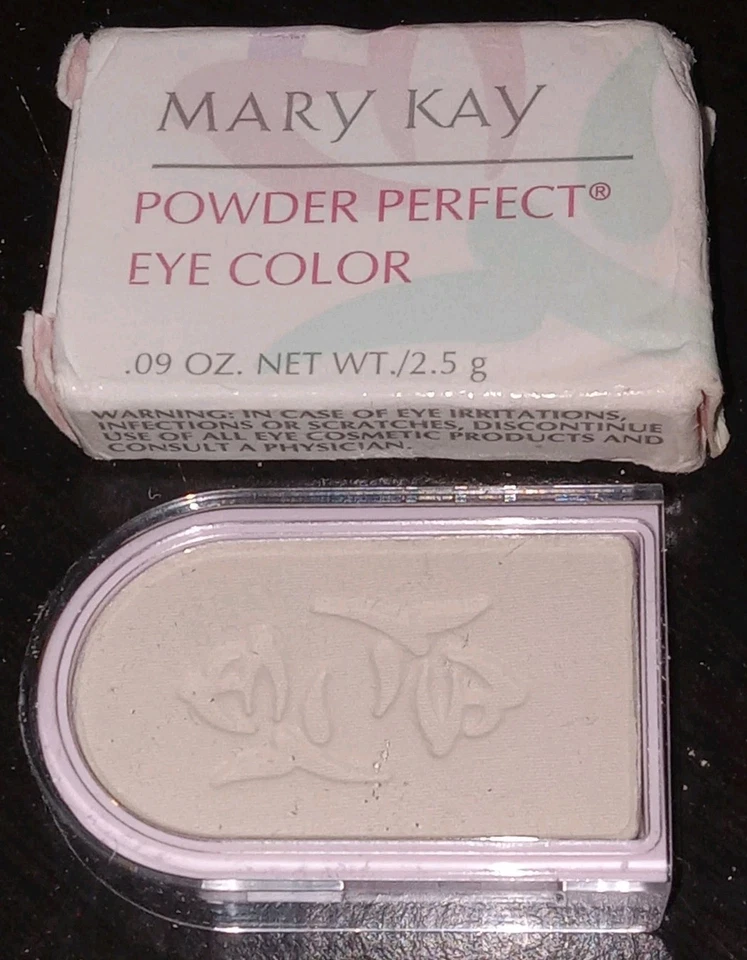 Mary Kay Powder Perfect Eye Color * WHITE SAND #5944 .09 OZ NIB Discontinued - Image 4 of 4