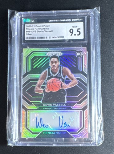Devin Vassell [Silver Prizm] #RP-DVS 2020 Panini Prizm Rookie Penmanship card