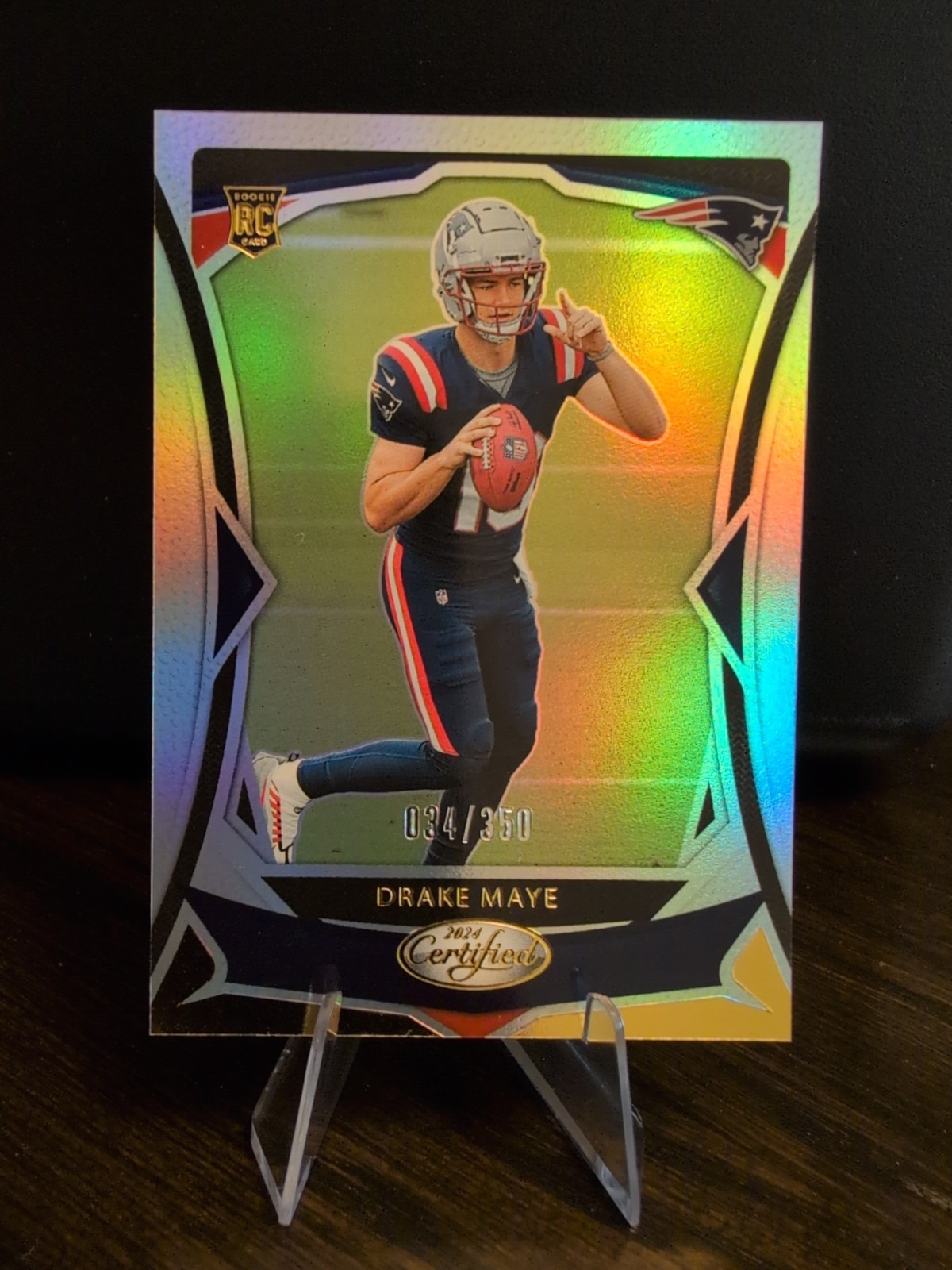 Drake Maye 2024 Panini Certified #103 Mirror /350 (RC)