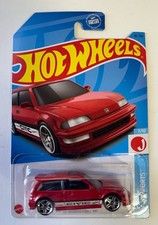 2024 Hot Wheels '90 Honda Civic EF (Red) 7/10 HW J-Imports 96/250
