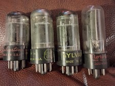 Vintage Tv Vacuum Tubes, Various Brands Set Ok 4