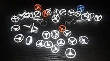 1/25 scale Model car parts assorted  steering wheels