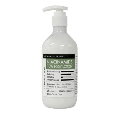 DERMA FACTORY Niacinamide 10% Body Lotion 300mL K-Beauty