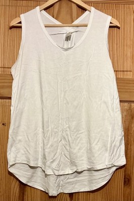 Ladies Anko White Round Neck Tank Top - Size 16