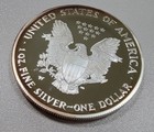 2004 W American Eagle One Ounce Silver Proof Coin, OGP COA — photo 7