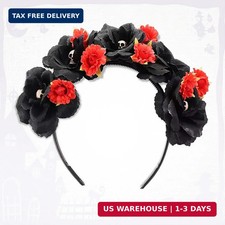 Halloween Headband, Cosplay Costume Hair Accessories Supplies Day of The Dead