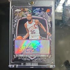 KEVIN DURANT 2025-26 TOPPS CHROME AUTO Black 06/10 #SS-KD SUNS