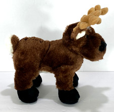 Webkinz Brown Reindeer Plush Stuffed Animal HM137 No Code Ganz 9 Inch