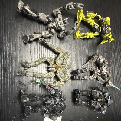Hasbro Transformers Action Figures Mixed Lot - 6 Robots Starscream Bumblebee