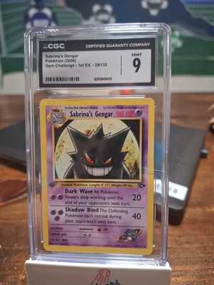 Sabrinas Gengar 1st ED GYM CHALLENGE Pokemon Card