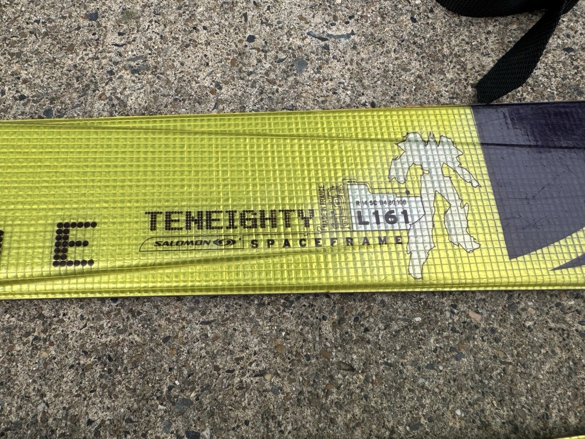 Salomon 1080 Skis and poles. 161cm. Space frames. Used. | eBay