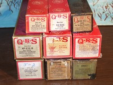 LOT OF 9 PLAYER PIANO ROLLS Q-R-S WORD ROLLS "YES WE HAVE NO BANANAS"