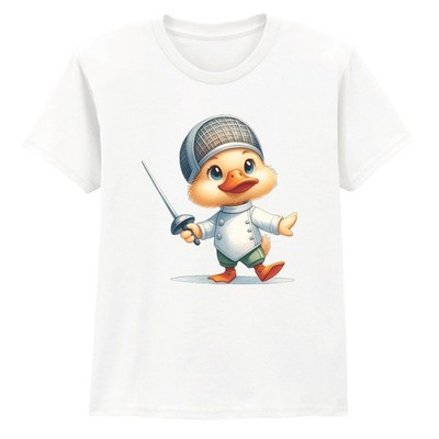 En Garde Entlein Jungen Mädchen Kinder T-Shirt Fechten Geburtstag Geschenk für Kinder