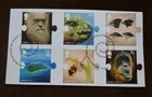 GB 2009 Charles Darwin, On Piece, Used, ex FDC