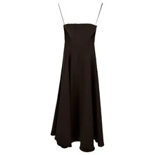 Odd Muse Strapless Midi Dress - Chocolate - S