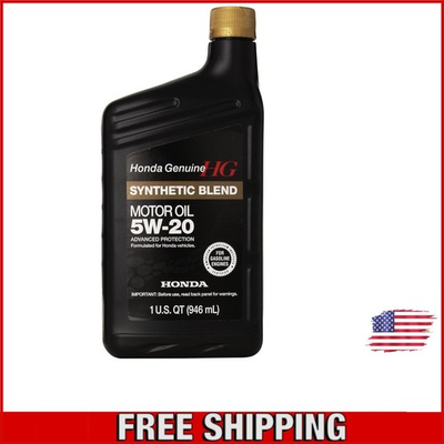 #ad Genuine Honda Synthetic Blend Oil 5W 20 29.6 oz for Optimal Performance $35.99