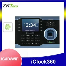 ZKTeco iClock360 TCP/IP Biometric Fingerprint Time Attendance System Time Clock