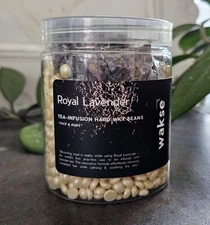 Wakse ROYAL LAVENDER teas Infusion Hard Wax Beans for Face & Body Waxing
