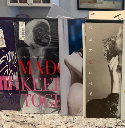 MADONNA 4X VINYL LP LOT ~ SELF TITLED DEBUT, TRUE BLUE EXPRESS YOURSELF 4-4-1