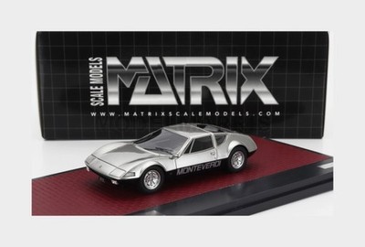 Matrix Scale Models MX41308-032 Monteverdi - HAI 450 GTS 1973 - Silver Black - 1
