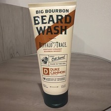 Duke Cannon Big Bourbon Beard Wash Buffalo Trace 6 Oz NEW Oak Barrel
