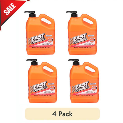 ( 4 pack ) Fast Orange Pumice Hand Cleaner, 1 Gallon Orange Scented   25219