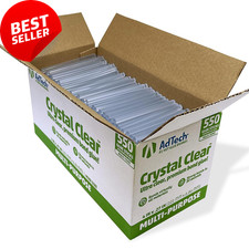 Hot Glue Sticks 4" Mini 550 Pack Clear Multi Temp USA Made for Craft DIY 0.05 per gallon