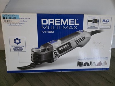 Dremel Multi-Max MM50 Corded Oscillating Multi-Tool Kit 5.0 Amp MM50-02 New